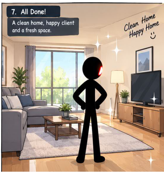 Clean, bright home